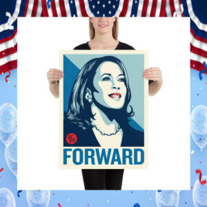 Kamala Harris Shepard Fairey Forward Museum Quality Poster