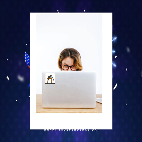 Kamala Harris Single Cat Lady Sticker