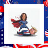 Kamala Harris Superhero Car Magnet