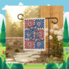 Kamala Harris Tim Walz Joy & Hope 2024 Garden Flag