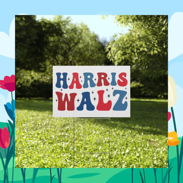 Kamala Harris Walz Yard Sign