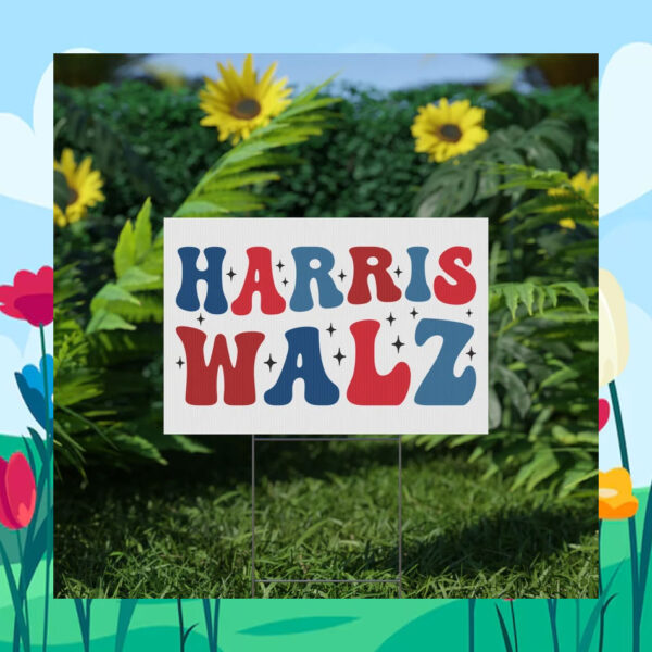 Kamala Harris Walz Yard Sign