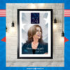 Kamala Harris We're Not Going Back 2024 President Election Poster