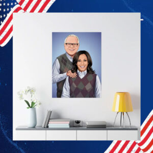 Kamala Harris x Tim Walz 2024 Step Brothers Poster