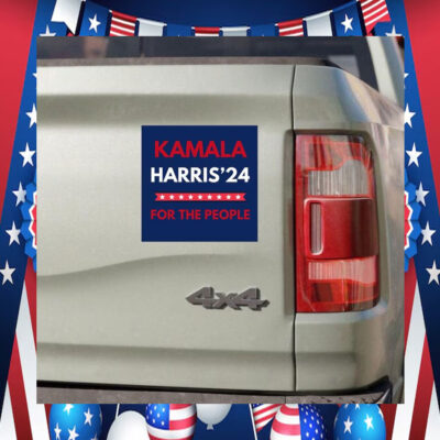 Kamala Harris'24 For The People Car Magnet