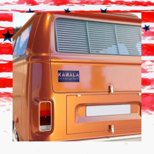 Kamala Let's Not Go Back! Bumper Sticker/Car Magnet