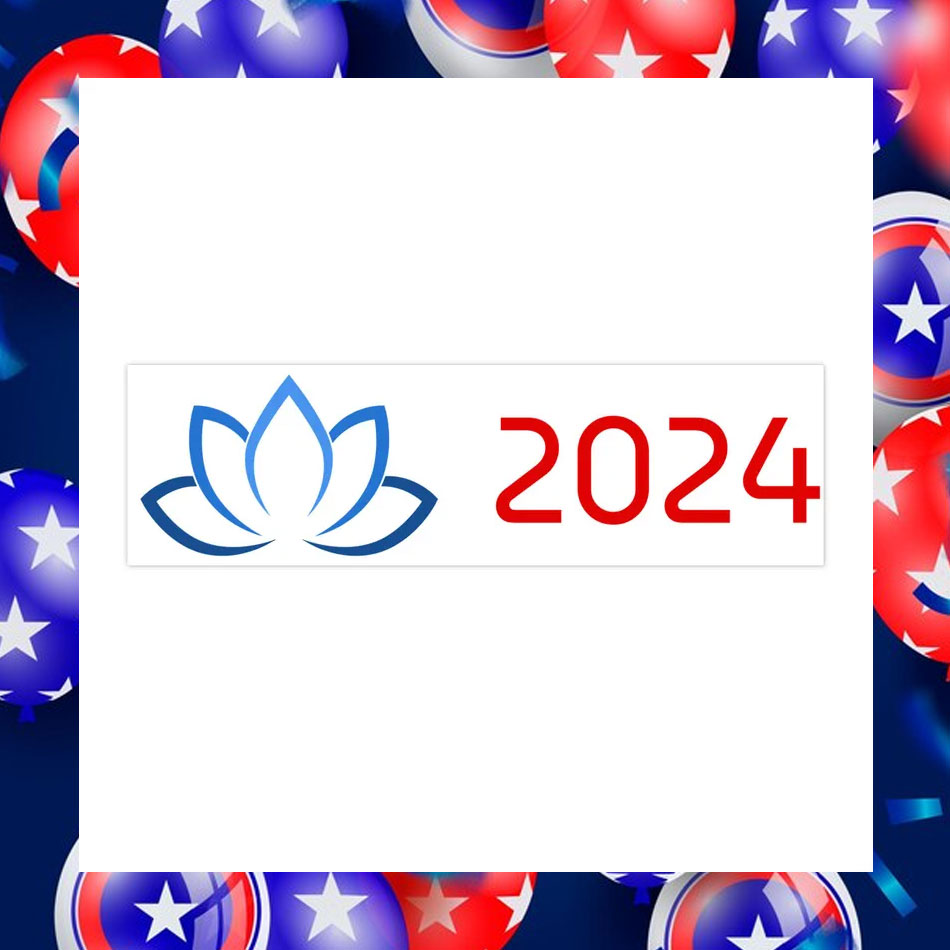 Kamala Lotus 2024 Bumper Sticker