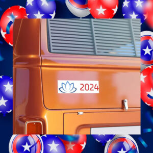 Kamala Lotus 2024 Bumper Sticker