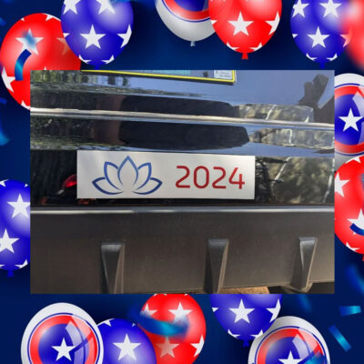 Kamala Lotus 2024 Bumper Sticker