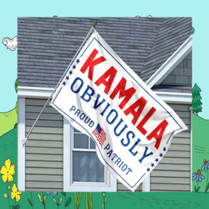 Kamala Obviously Proud Patriot Flag