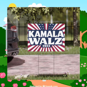 Kamala Walz 2024 Election Yard Sign