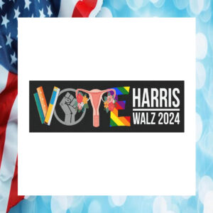 LGBT Vote Harris Walz 2024 Car Magnet
