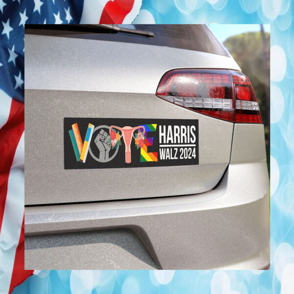 LGBT Vote Harris Walz 2024 Car Magnet