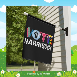 LGBT Vote Harris Walz 2024 Flag