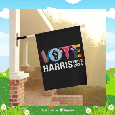 LGBT Vote Harris Walz 2024 Flag