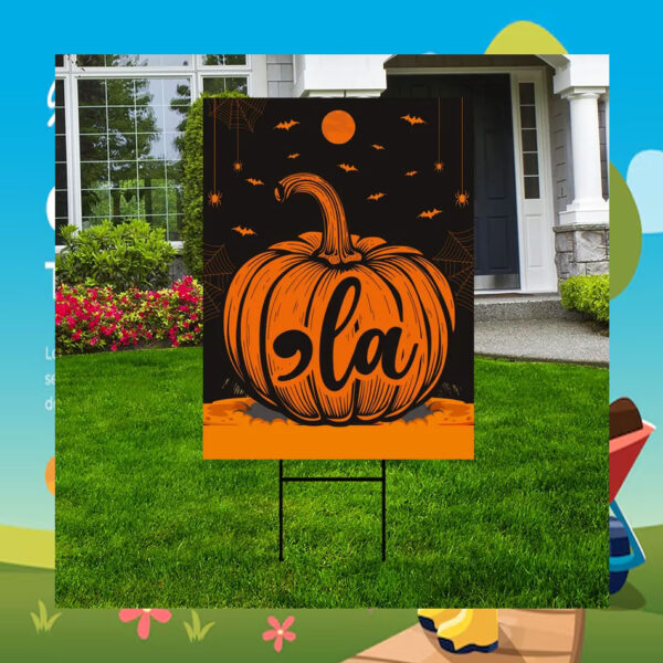 'La Harris 2024 Halloween Yard Sign