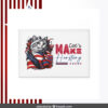 Let's Make Her Story Cat Lady Kamala Car Magnet