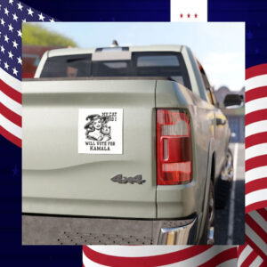 My Cat And I Will Vote For Kamala Car Magnet