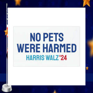 No Pets Were Harmed Harris Walz 2024 Car Magnets
