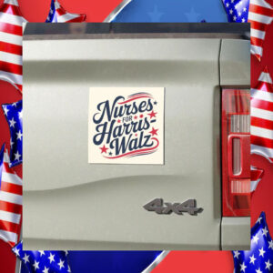 Nurses for Kamala Harris Walz Car Magnet