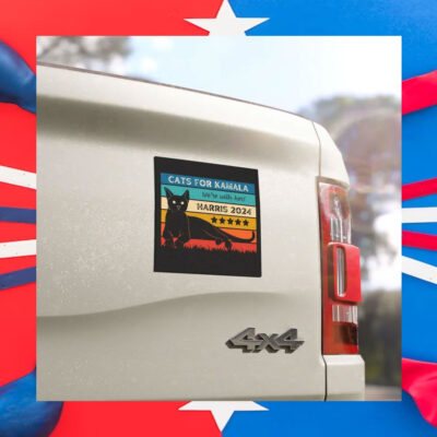 Official Cats For Kamala Car Magnet
