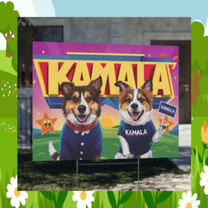 Official Dogs For Kamala 24 Yard Signs