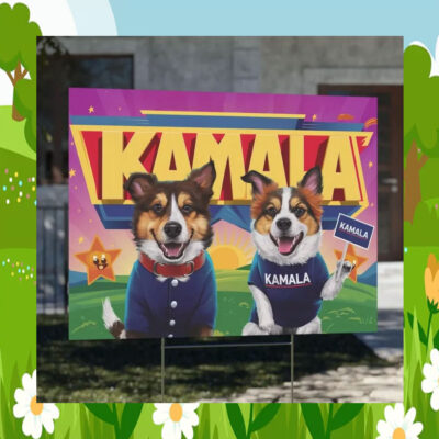 Official Dogs For Kamala 24 Yard Signs