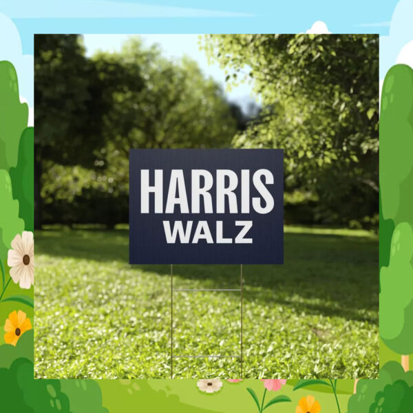 Official Harris Walz 2024 Election Yard Sign