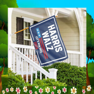 Official Harris Walz Let's Win This 2024 Flag
