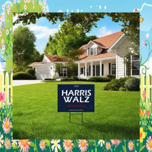 Official Harris Walz Obviously Yard Sign