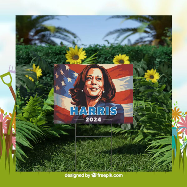 Official Harris for President 2024 Yard Sign