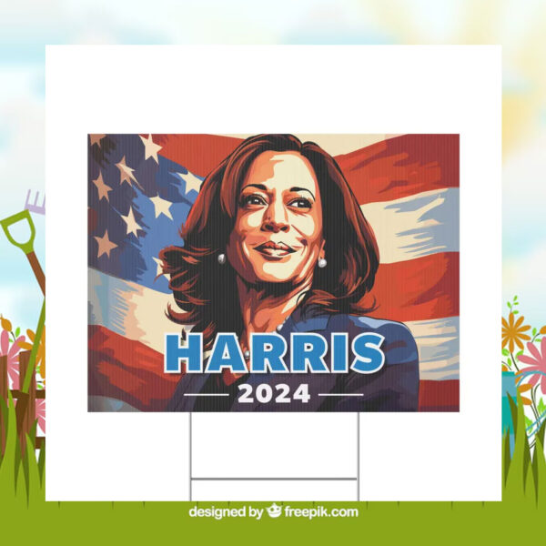 Official Harris for President 2024 Yard Sign