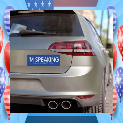 Official I'm Speaking Kamala Harris 2024 Car Magnet