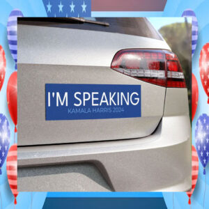 Official I'm Speaking Kamala Harris 2024 Car Magnet