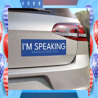 Official I'm Speaking Kamala Harris 2024 Car Magnet