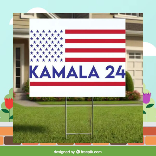 Official Kamala 24 Yard Sign