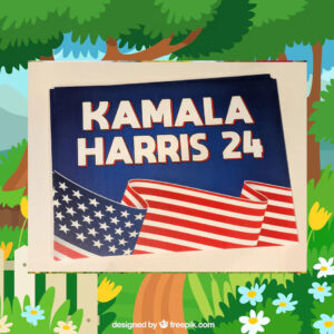 Official Kamala Harris 2024 President Yard Sign
