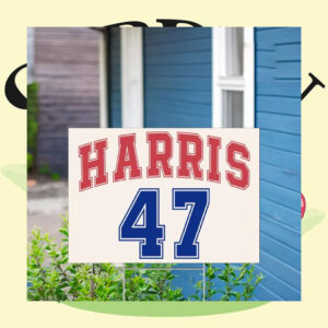 President Election Harris 47 Support Yard Sign