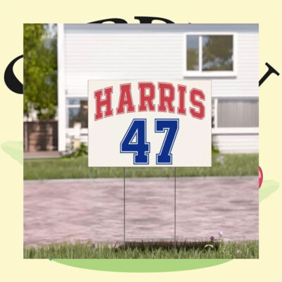 President Election Harris 47 Support Yard Sign