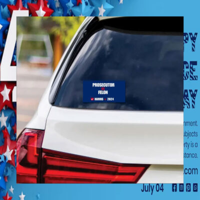 Prosecutor vs Felon For Harris 2024 Sticker