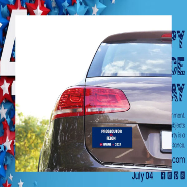 Prosecutor vs Felon For Harris 2024 Sticker