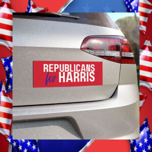 Republicans for Kamala Harris 2024 Car Magnets