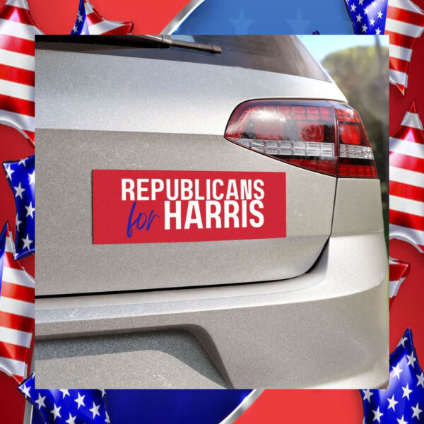 Republicans for Kamala Harris 2024 Car Magnets