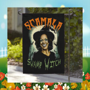 Scamala Swamp Witch Kamala Flag