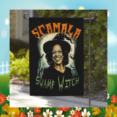 Scamala Swamp Witch Kamala Flag