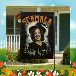 Scamala Swamp Witch Kamala Flag