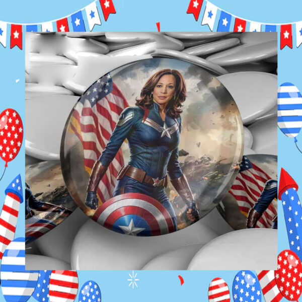Superhero Inspired Kamala Pin Button