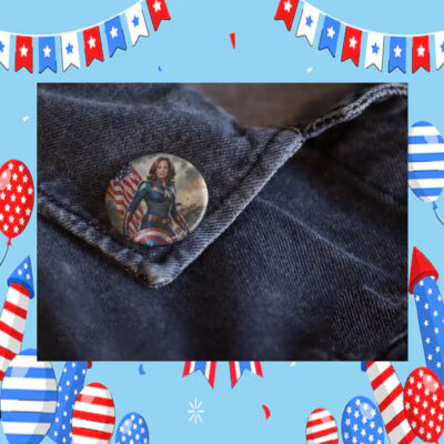 Superhero Inspired Kamala Pin Button