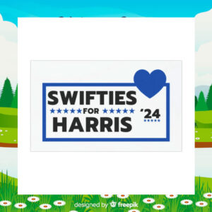 Swifties For Harris 24 Car Magnet