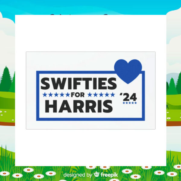 Swifties For Harris 24 Car Magnet